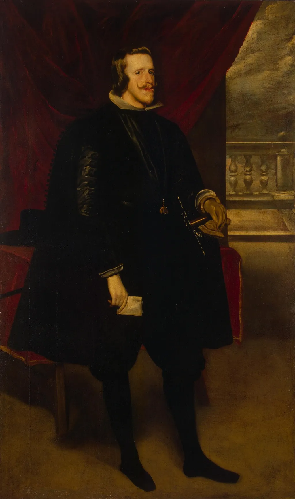 Portrait of Philip IV, King of Spain, by Diego Velázquez, oil, 1640
