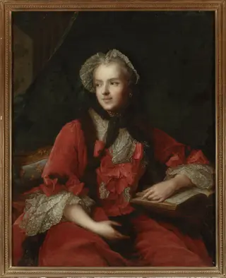 Portrait of Maria Leszczyńska, by Jean-Marc Nattier, oil, 1750