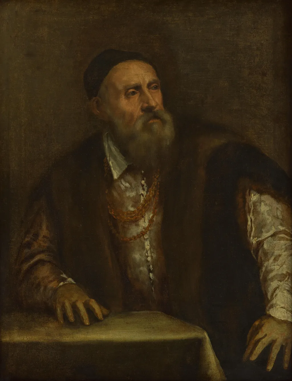 Self-Portrait, by Titian, oil, 1550