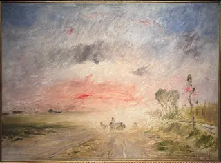 Zakurzona droga, by Mihály Munkácsy, oil, 1891
