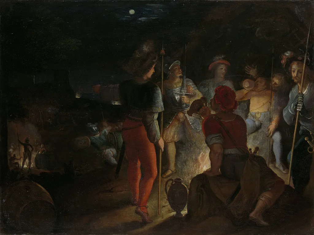 The Batavians Besiege the Roman Army Regiments at Vetera,, by Otto van Veen, oil, 1606