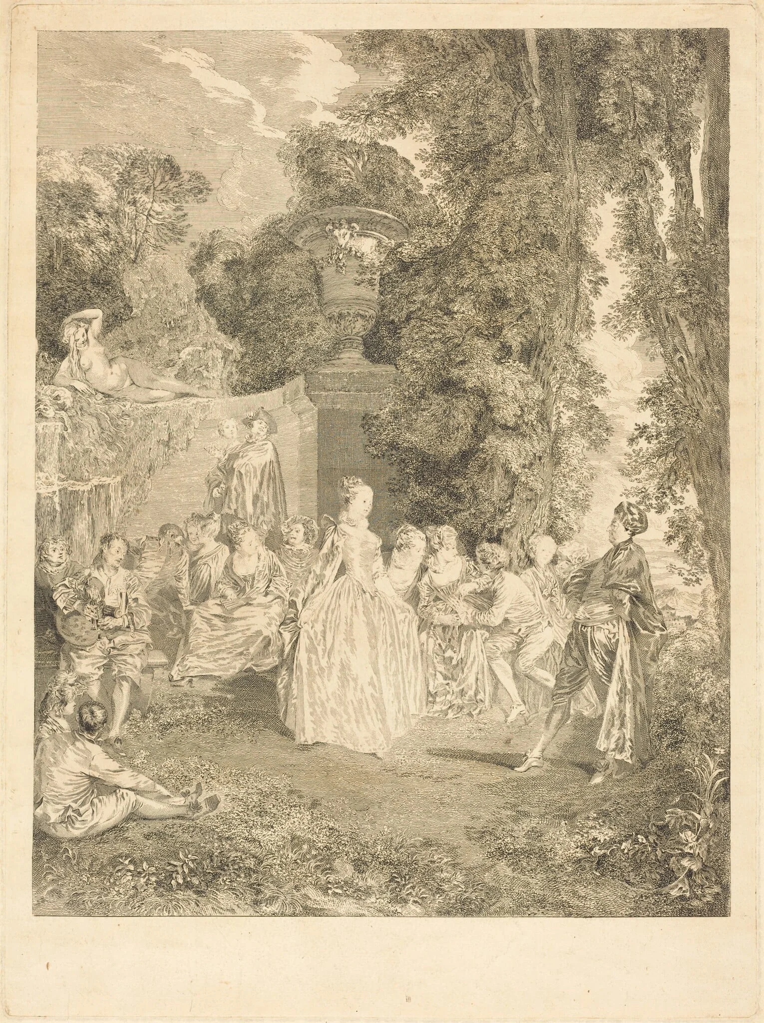 Fetes venitiennes, detail