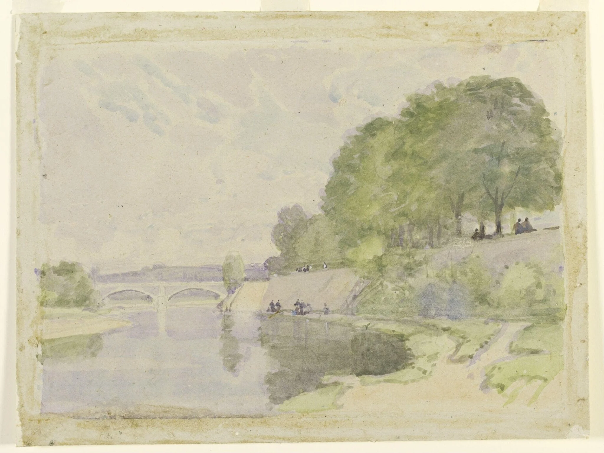 On the Loire: Morning, detail