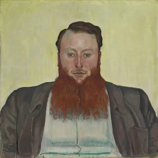 James Vibert, Sculptor, by Ferdinand Hodler, oil, 1907