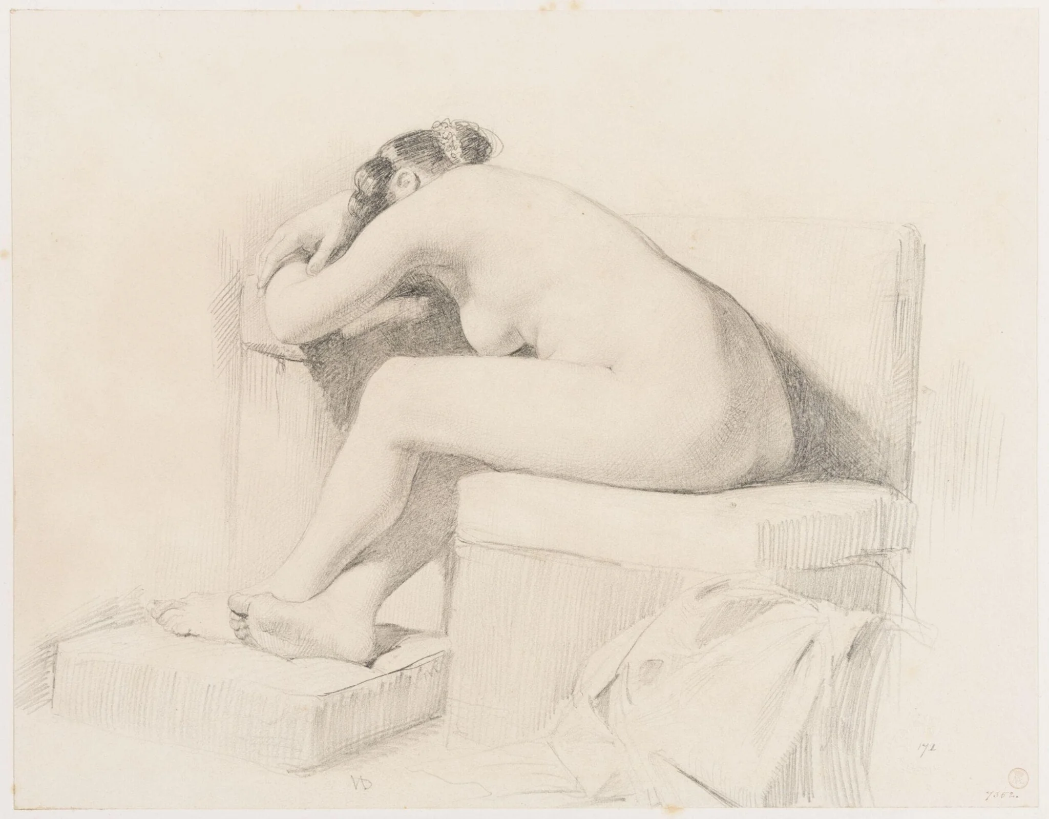 Life Study of a Female, detail