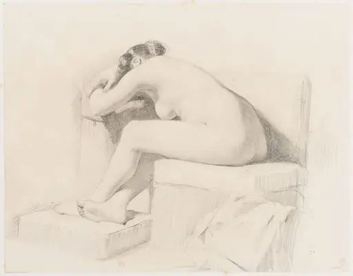 Life Study of a Female, by William Dyce, 1850