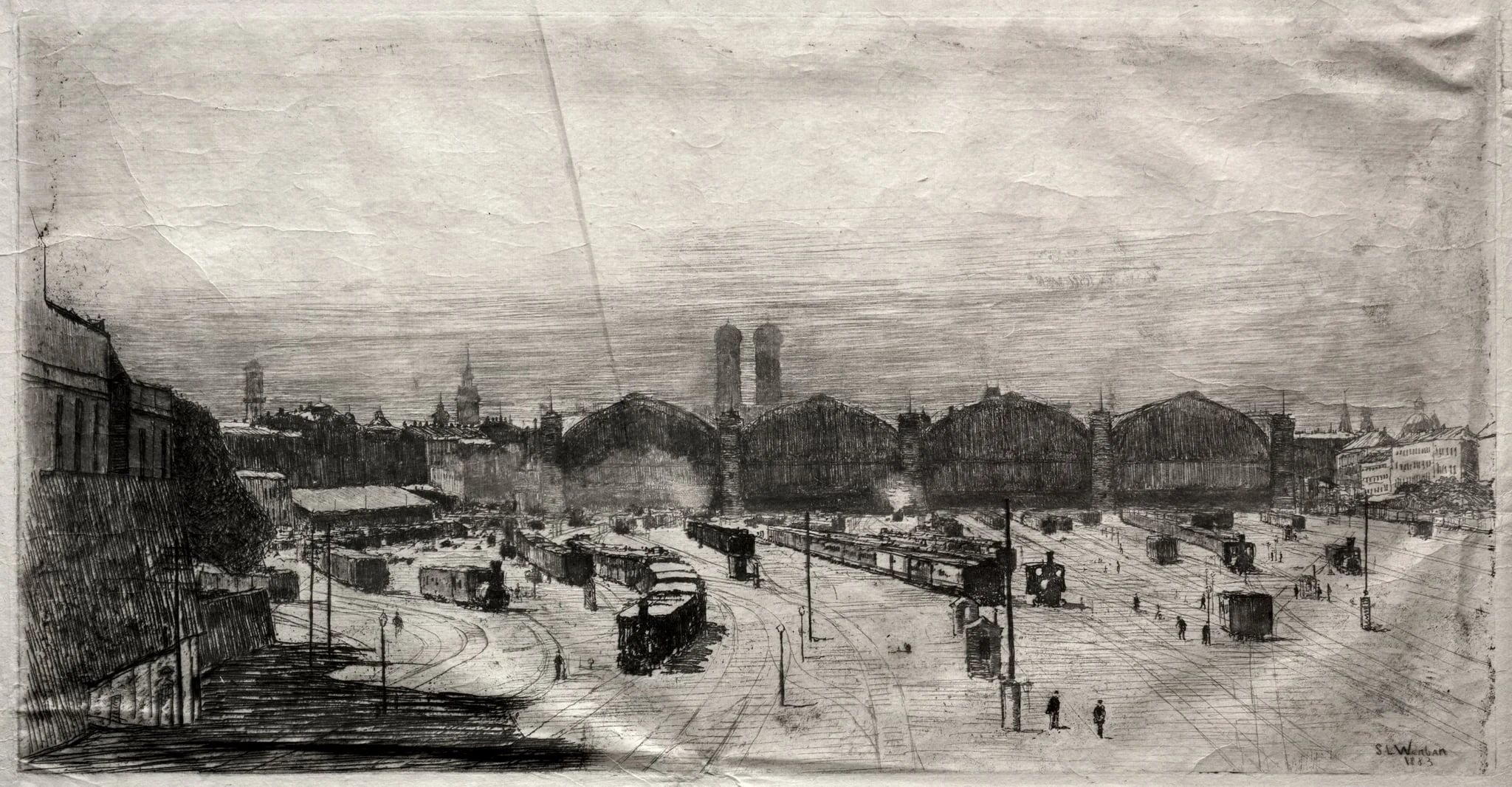 Railroad Station, detail