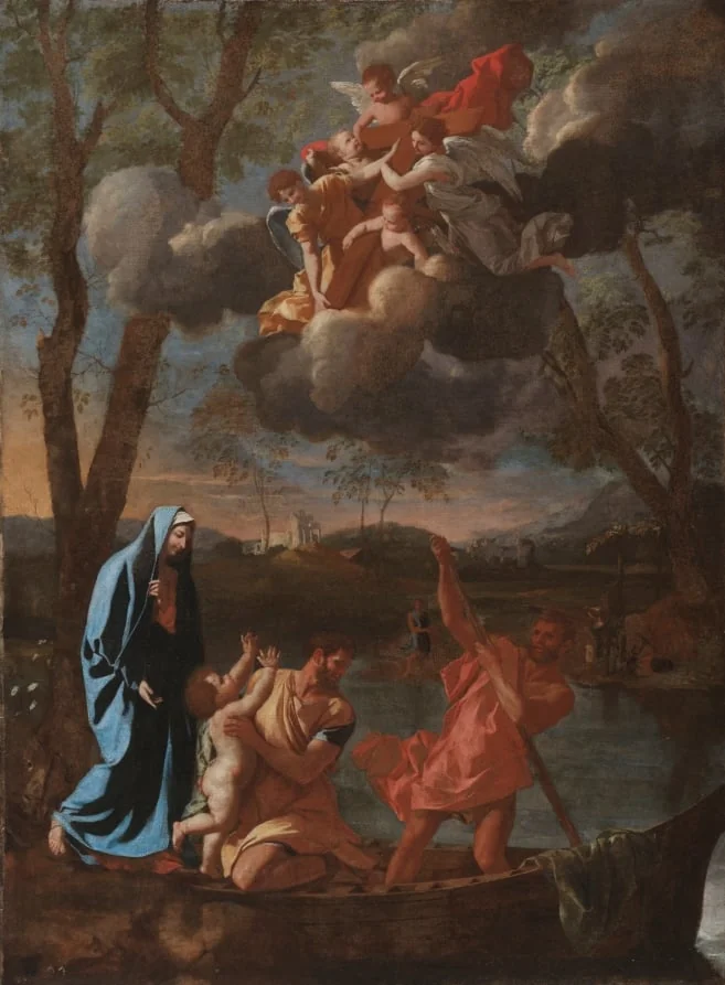 The Return of the Holy Family to Nazareth, detail