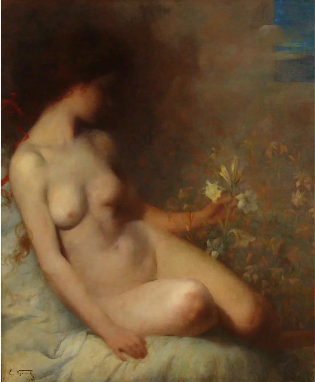 Sonho místico, by Eliseu Visconti, oil, 1899