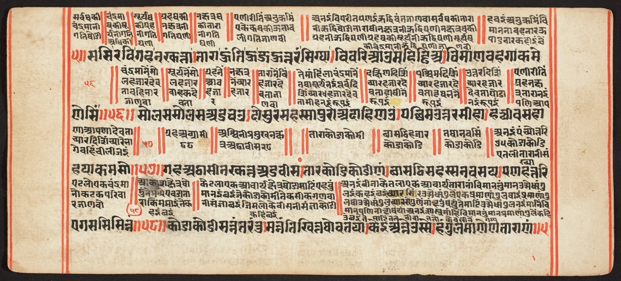 Tantric Manuscript, "Sangrahani Sutra", detail