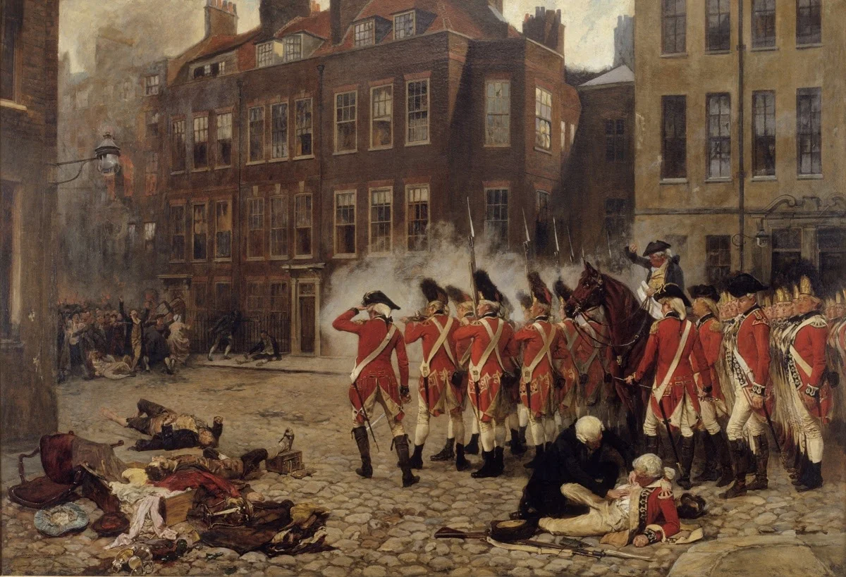The Gordon Riots, 1780, detail