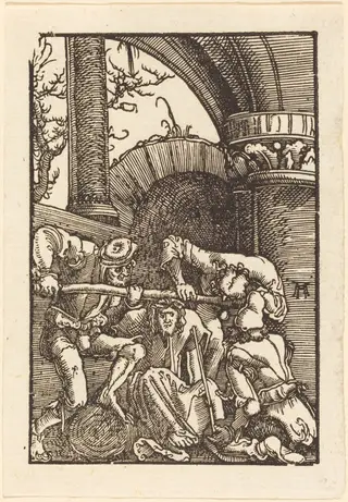 Christ Crowned with Thorns, by Albrecht Altdorfer, ink, 1513