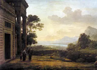 The Banishment of Hagar, by Claude Lorrain, oil, 1668