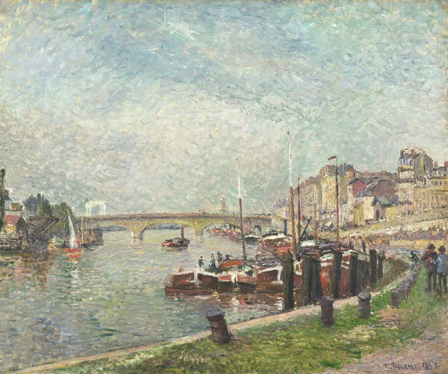 Quai Napoléon, Rouen, detail