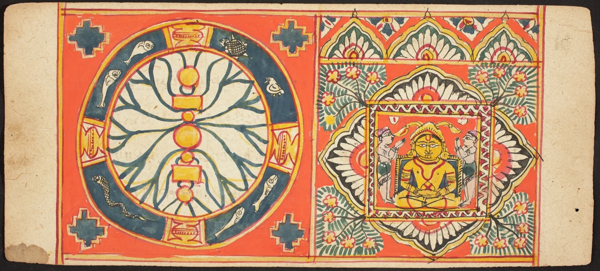 Tantric Manuscript "Sangrahani Sutra", detail