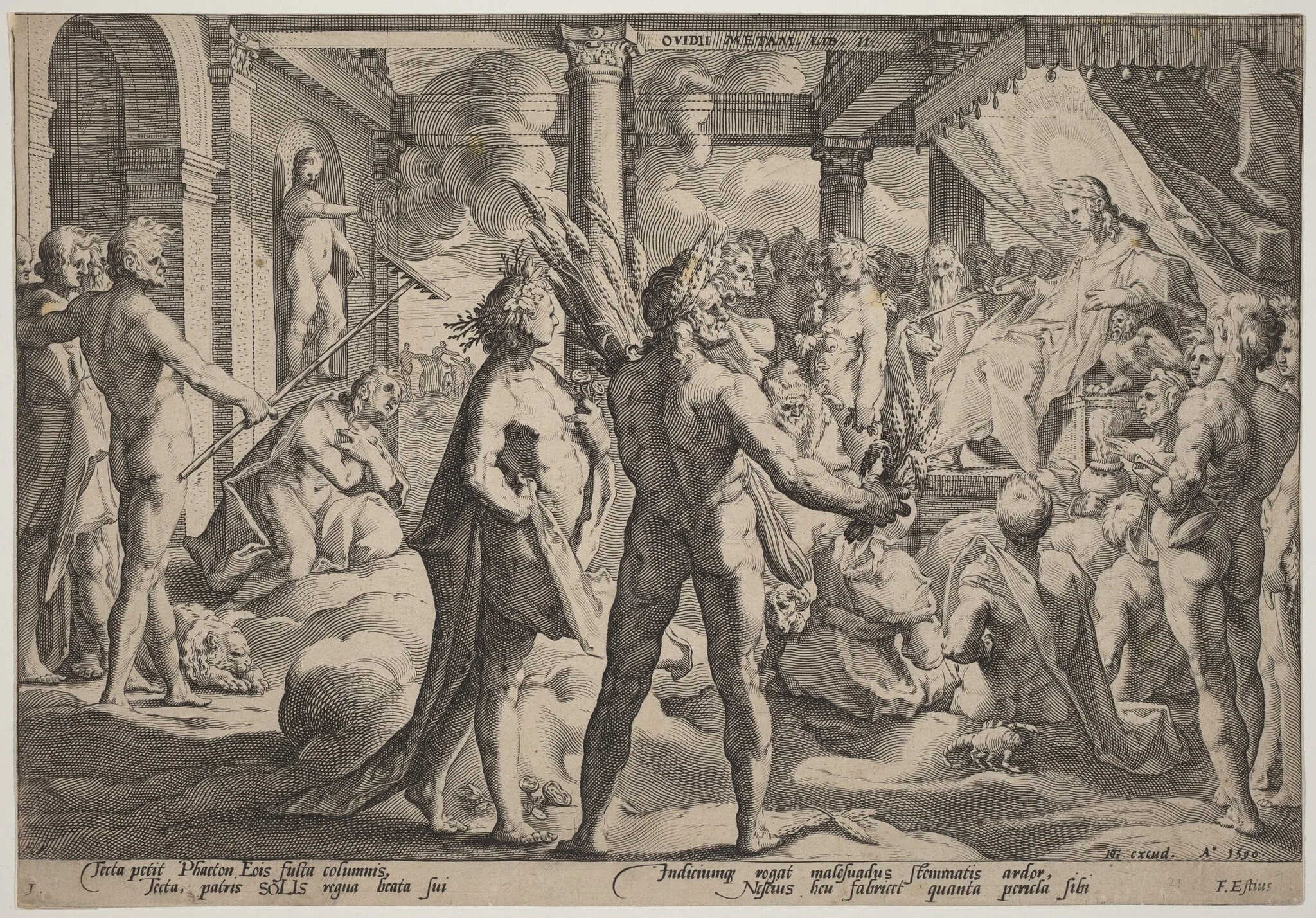 Phaeton Asking for the Chariot, detail
