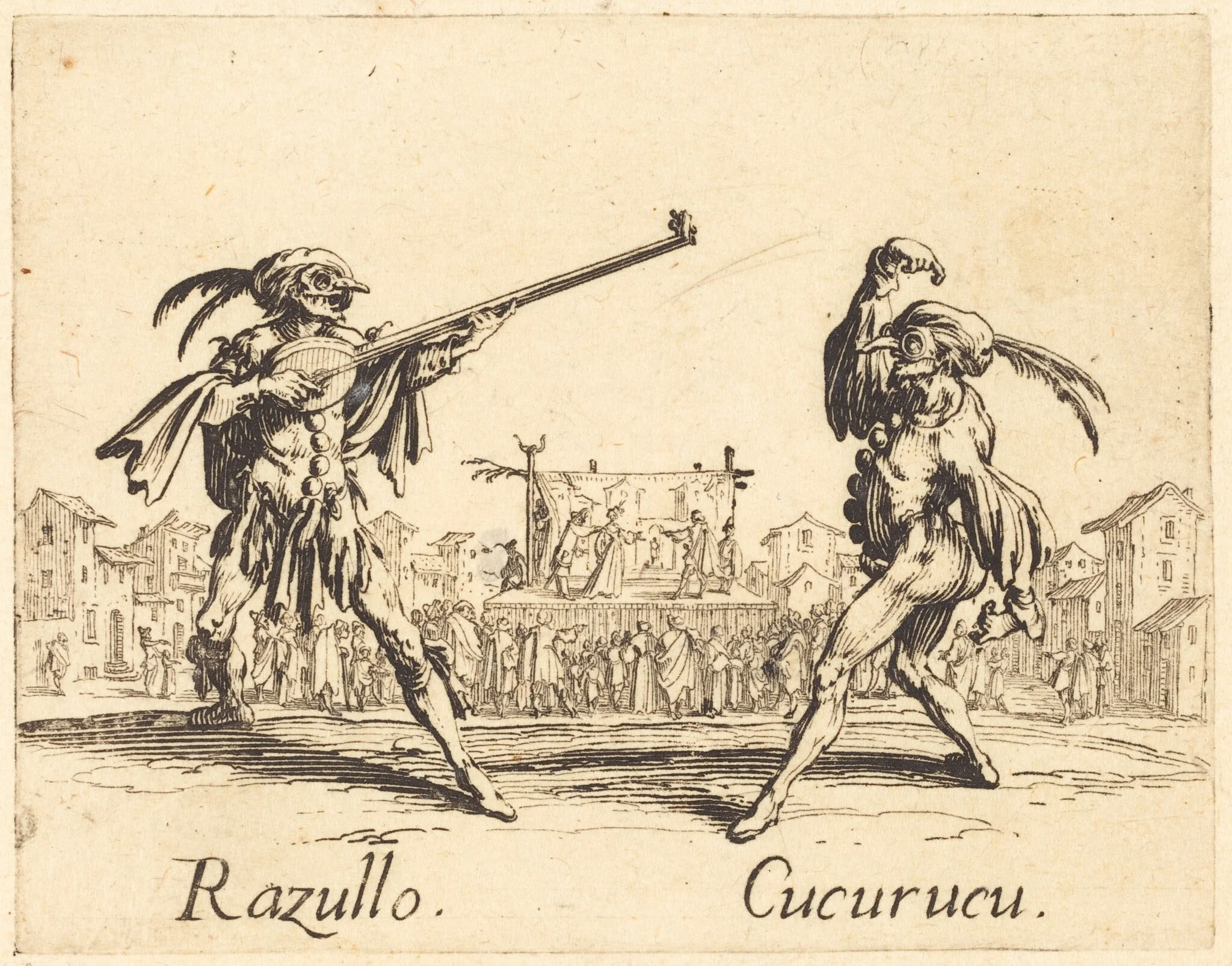 Razullo and Cucurucu, detail