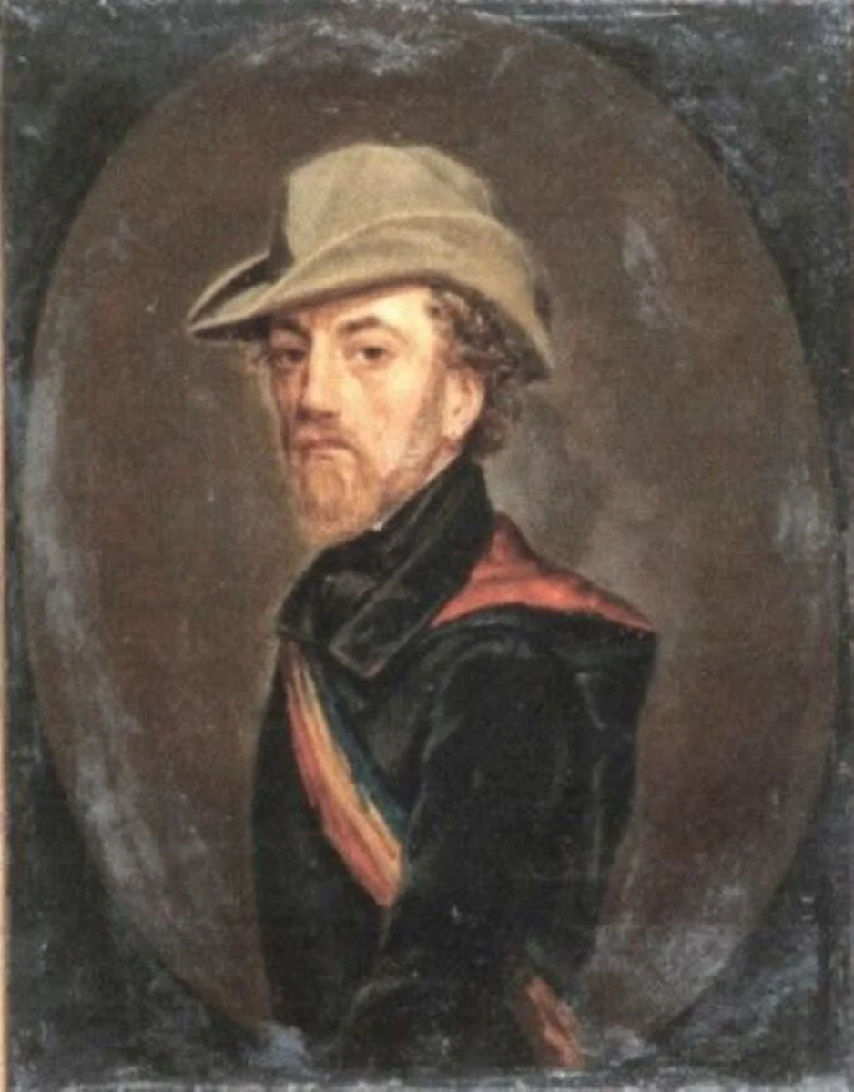 Portretul lui Nicolae Golescu, detail
