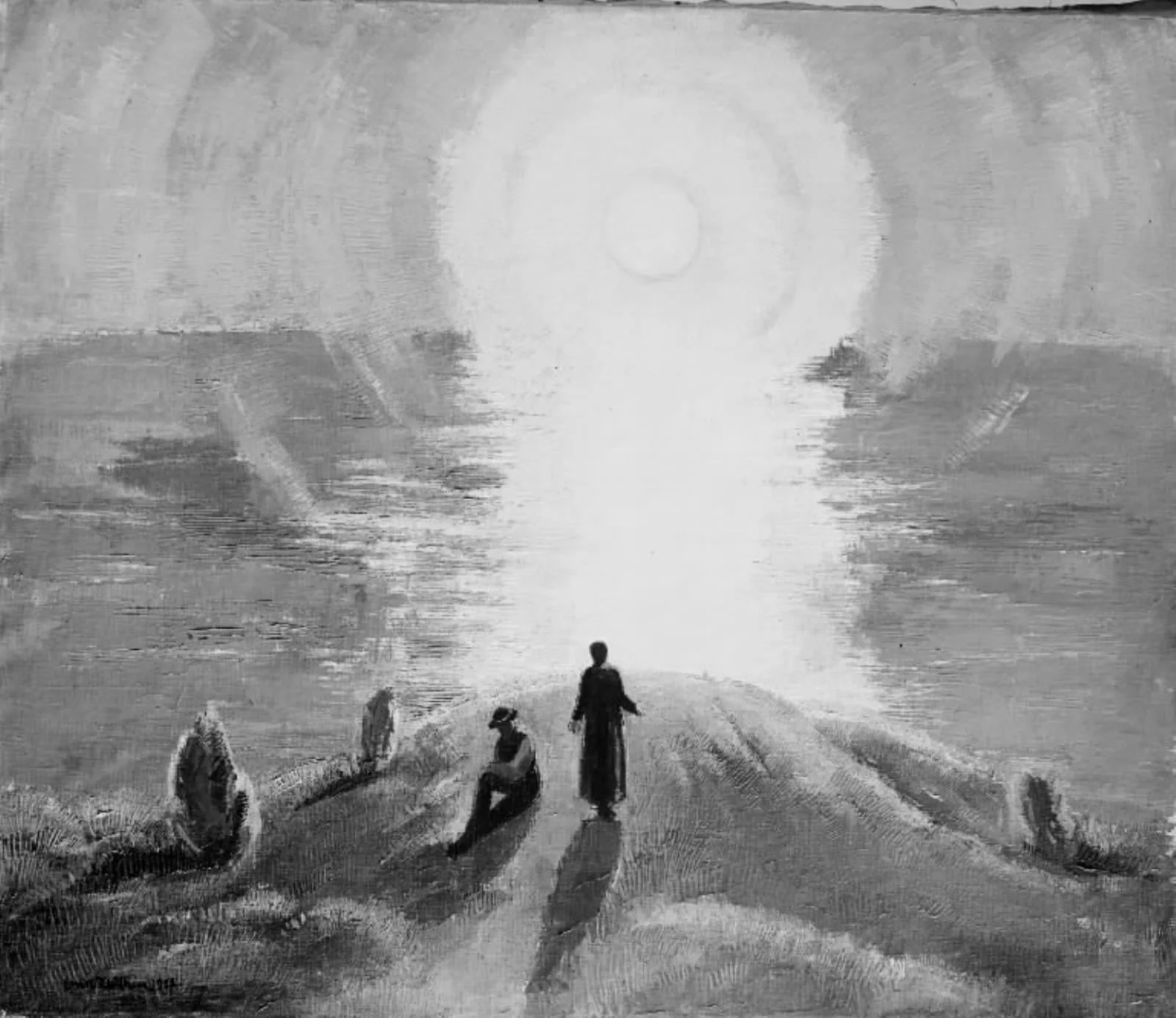 Sun over the Sea, detail