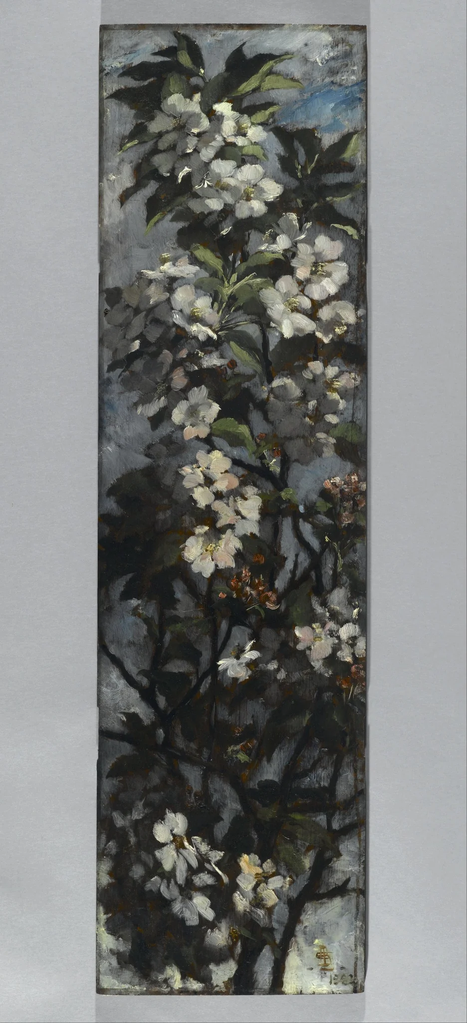 Apple Blossoms, detail