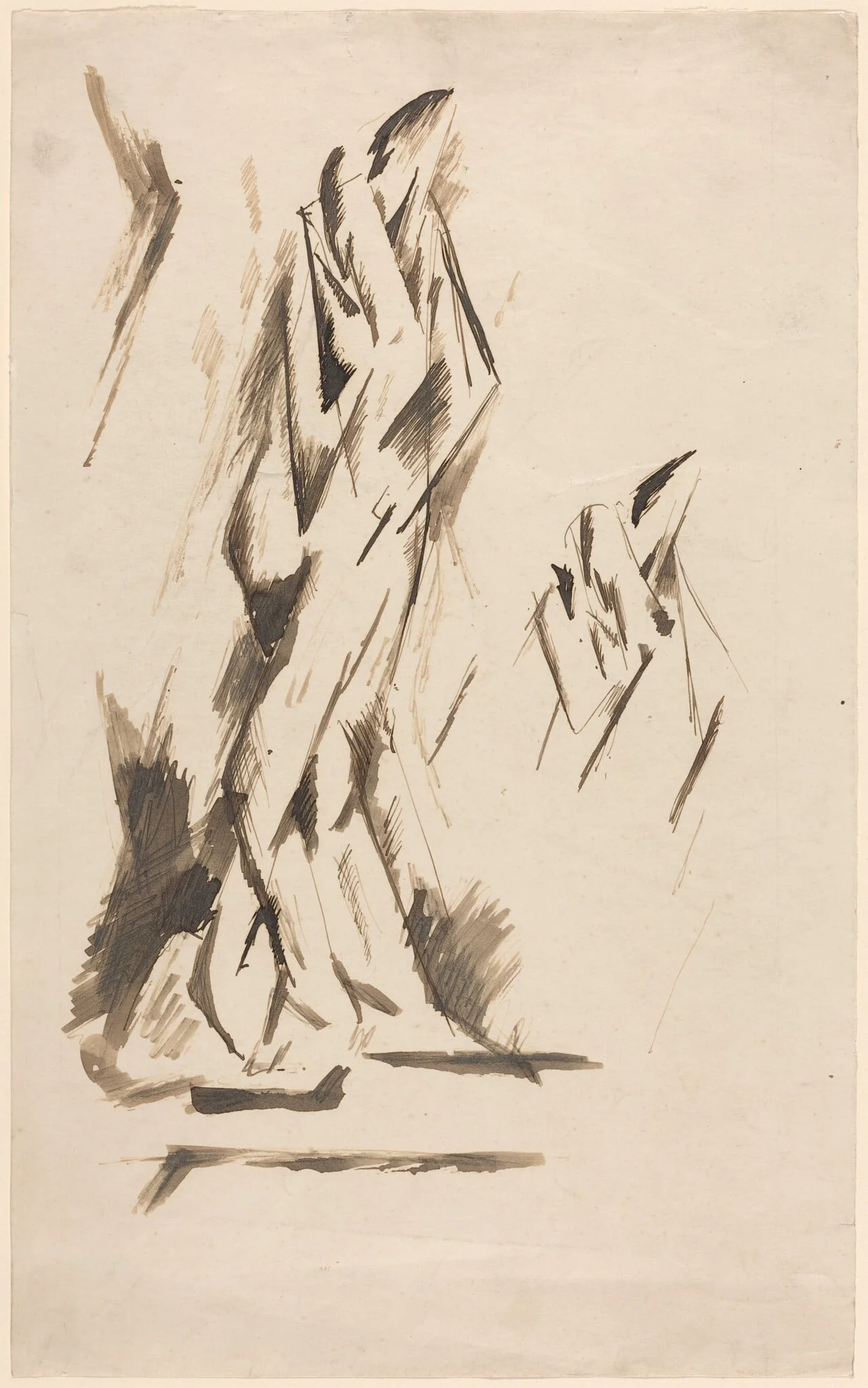 Lovers Embracing, detail