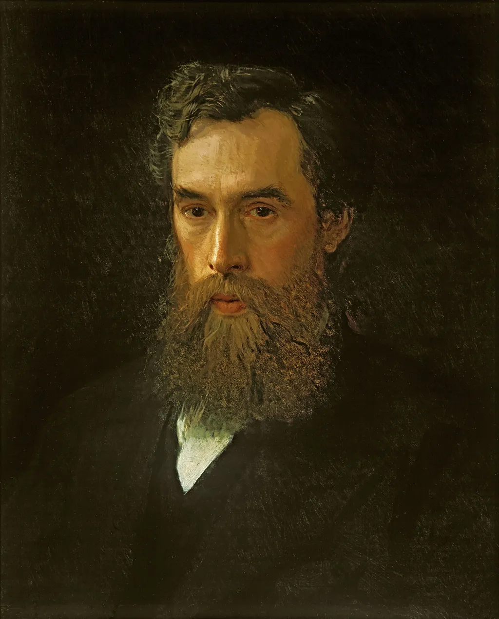 Portrait of Pavel Tretyakov, by Ivan Kramskoi, oil