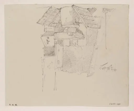 Blacksmiths' equipment, Macau, by George Chinnery, 15