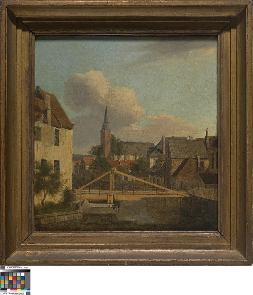 De Molenbrug in Brugge, detail