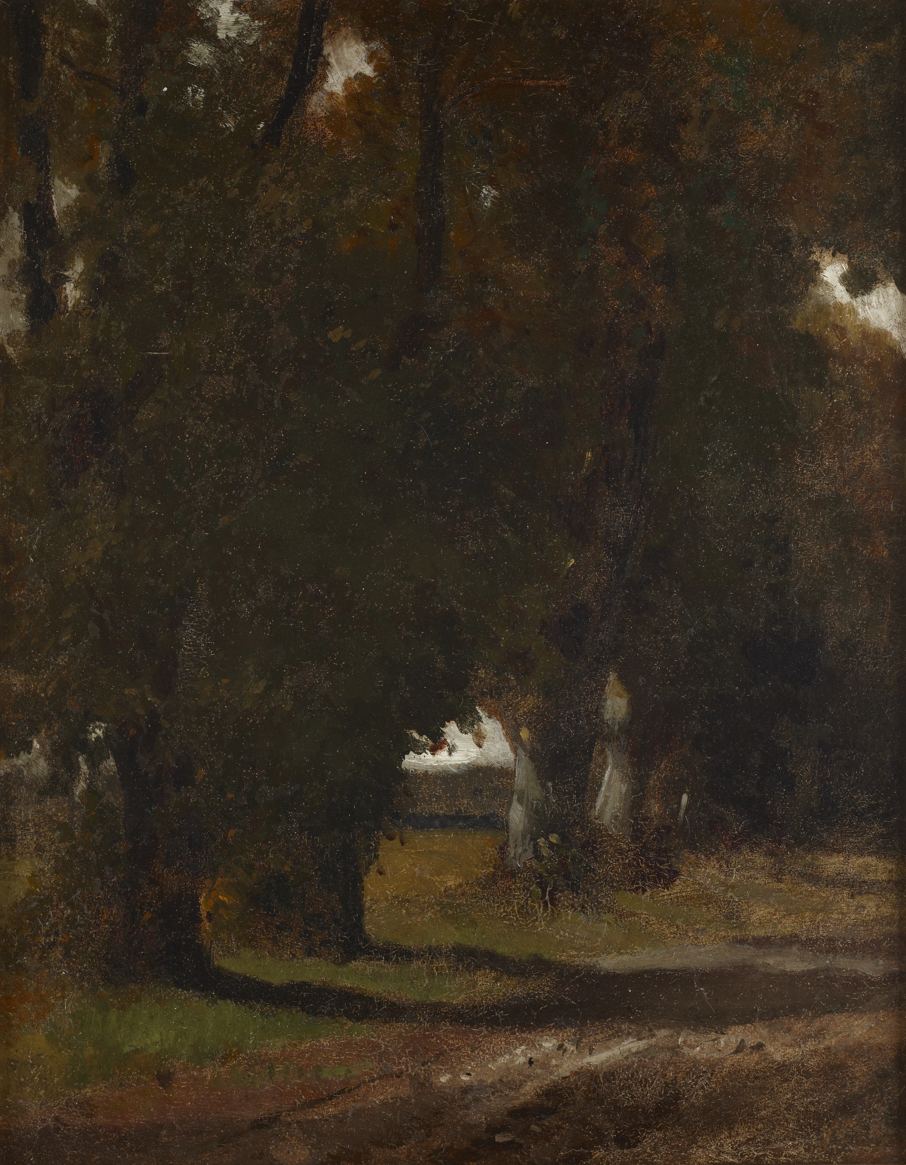 Road Among Trees, detail
