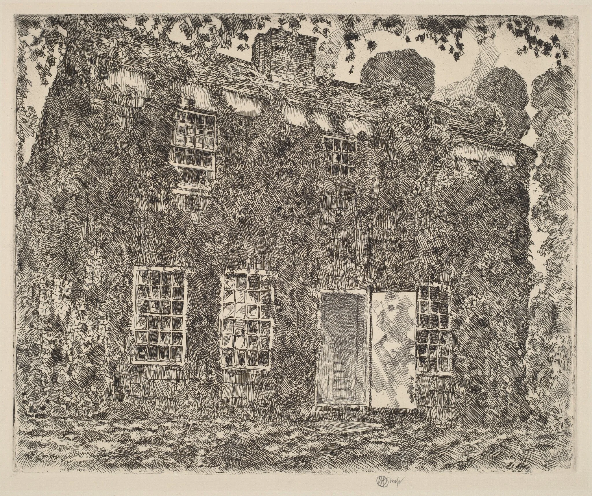 Home Sweet Home Cottage, No. 3, Easthampton, detail