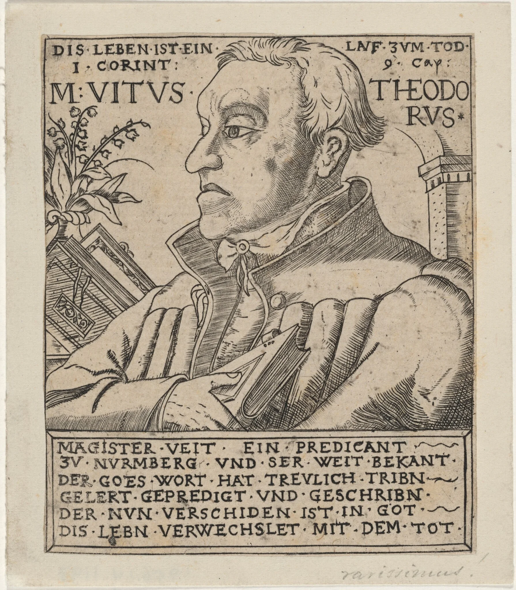 Theodore Veit, Preacher, detail
