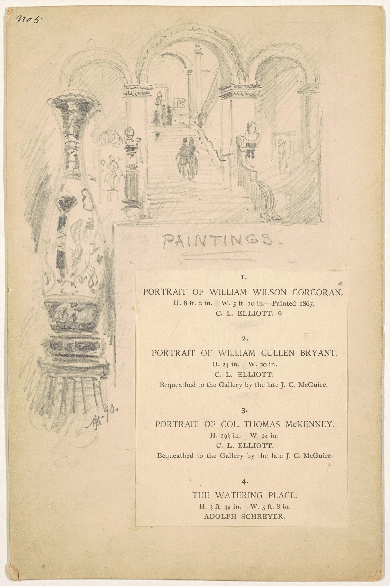 Study for "Paintings", detail