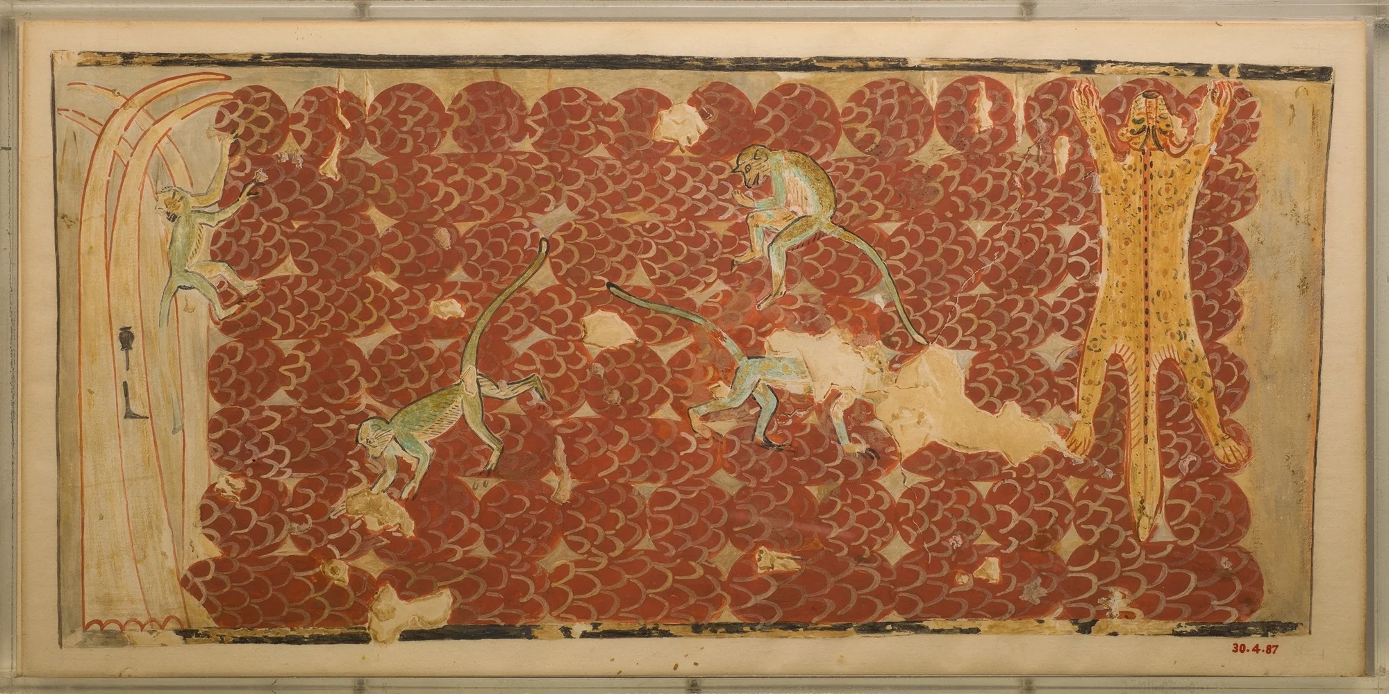 Provisions from Nubia Stored in the Temple, Tomb of Rekhmire, detail