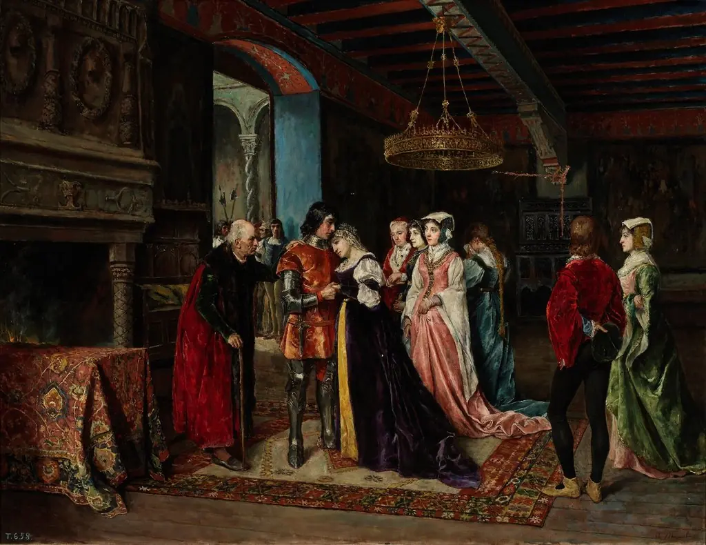 La despedida, by Armando Menocal, oil, 1893