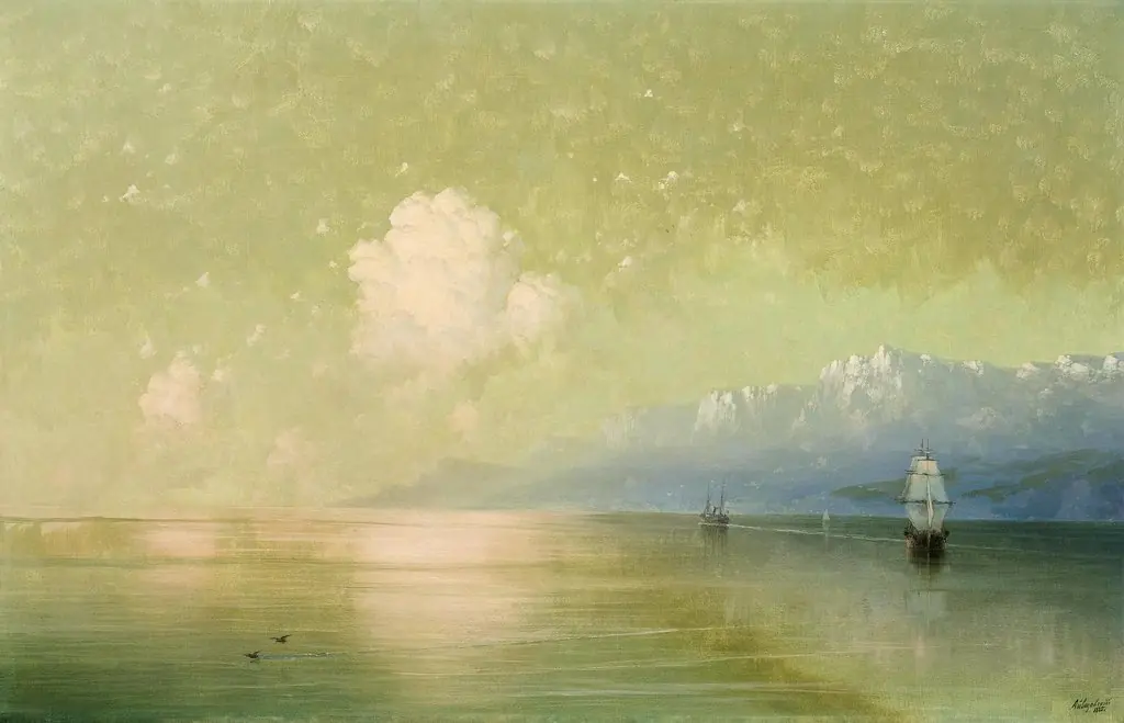 Seascape, by Ivan Aivazovsky, oil, 1893
