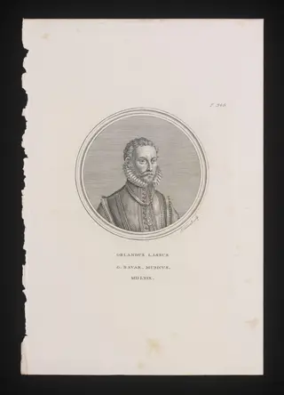 Orlandus Lassus, by James Caldwall, 1750