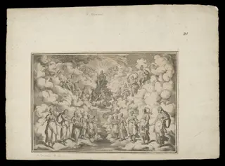 H Beard Print Collection, by Annibale Carracci, 1589