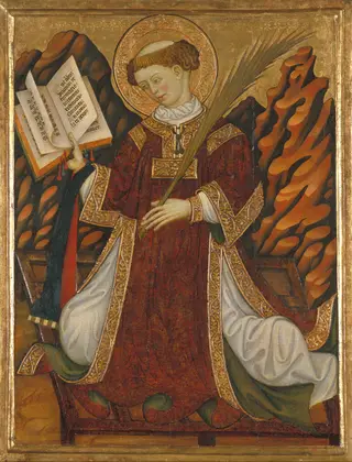 Saint Lawrence, by Bonanat Zaortiga the Elder, unspecified, 1450