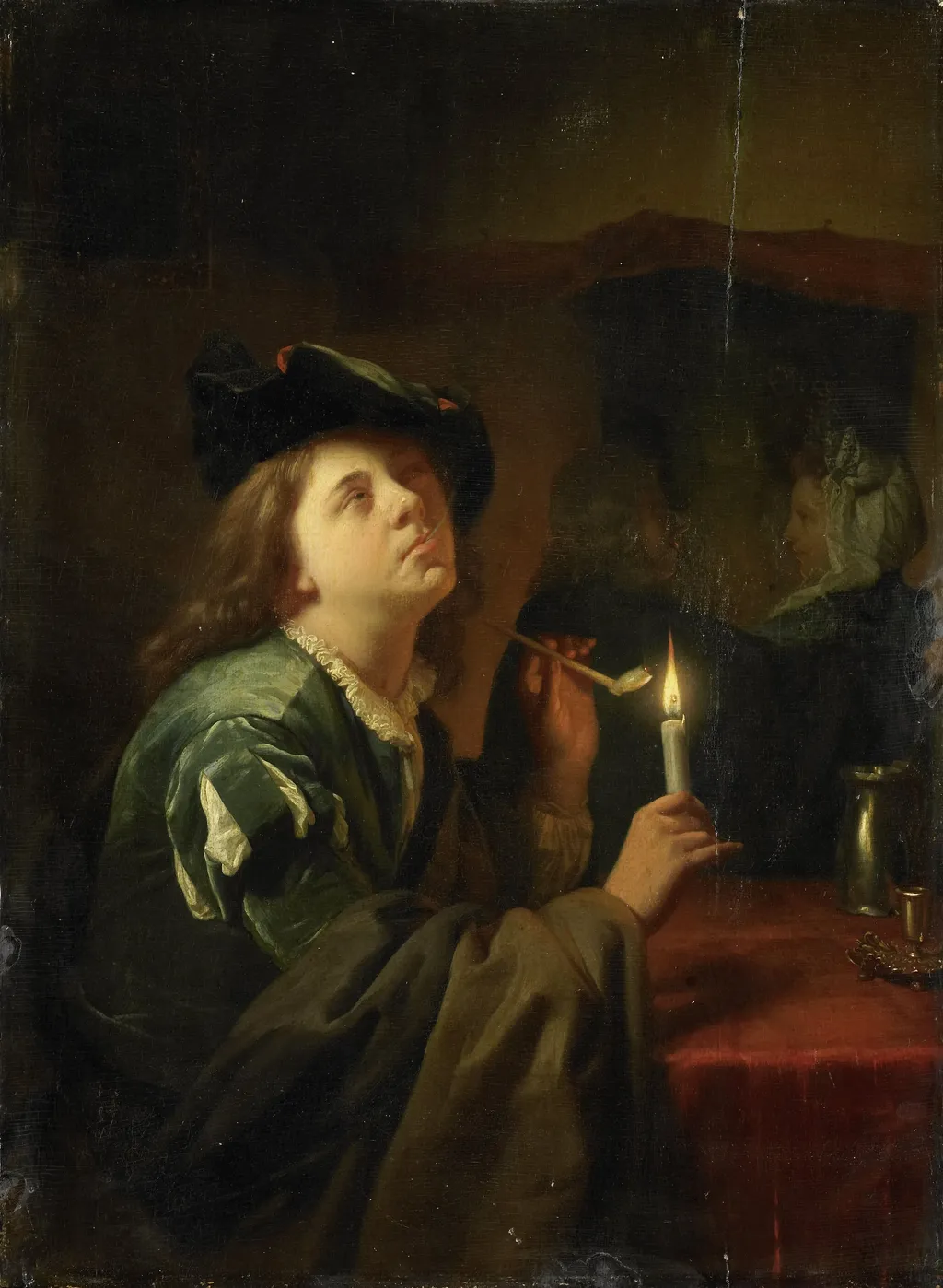 'Differing tastes', by Godfried Schalcken, oil, 1694