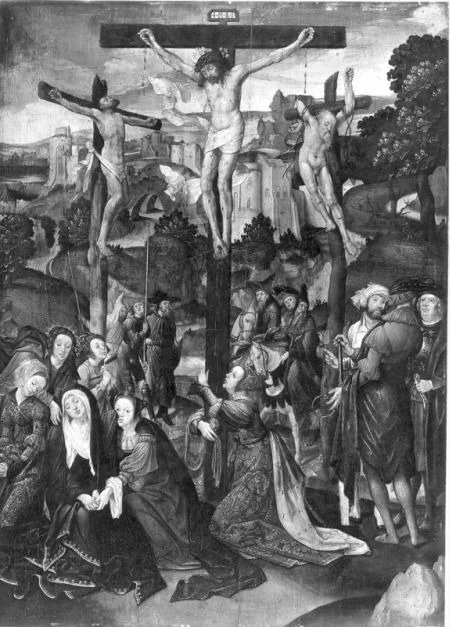 The Crucifixion, detail