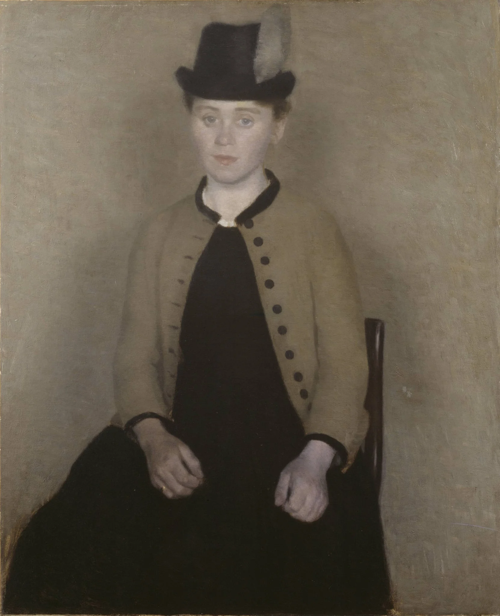 Ida Ilsted, later the Artist's Wife, detail