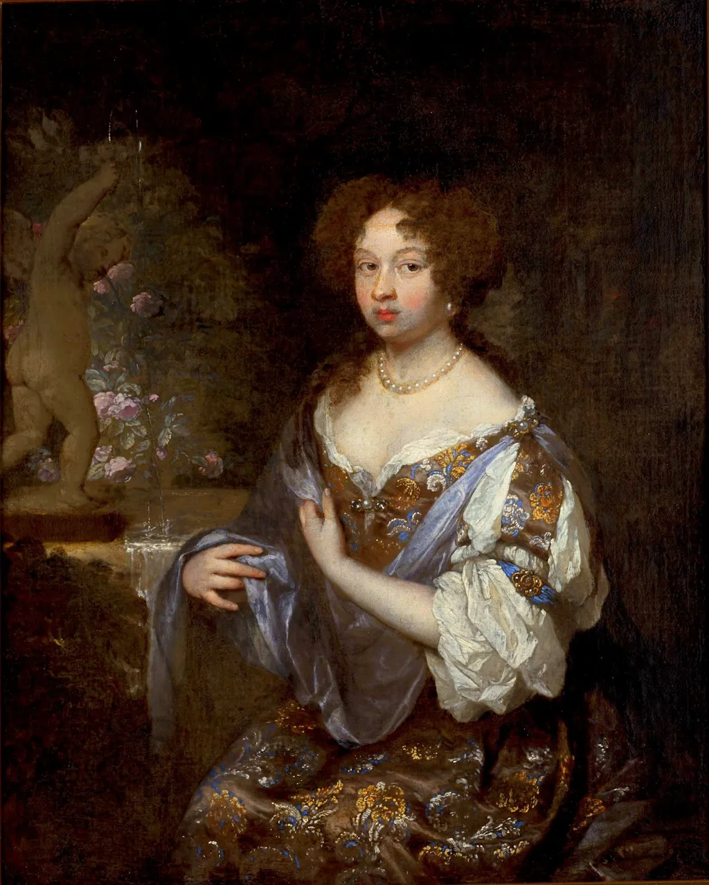 Portrait of a Lady, by Caspar Netscher, oil