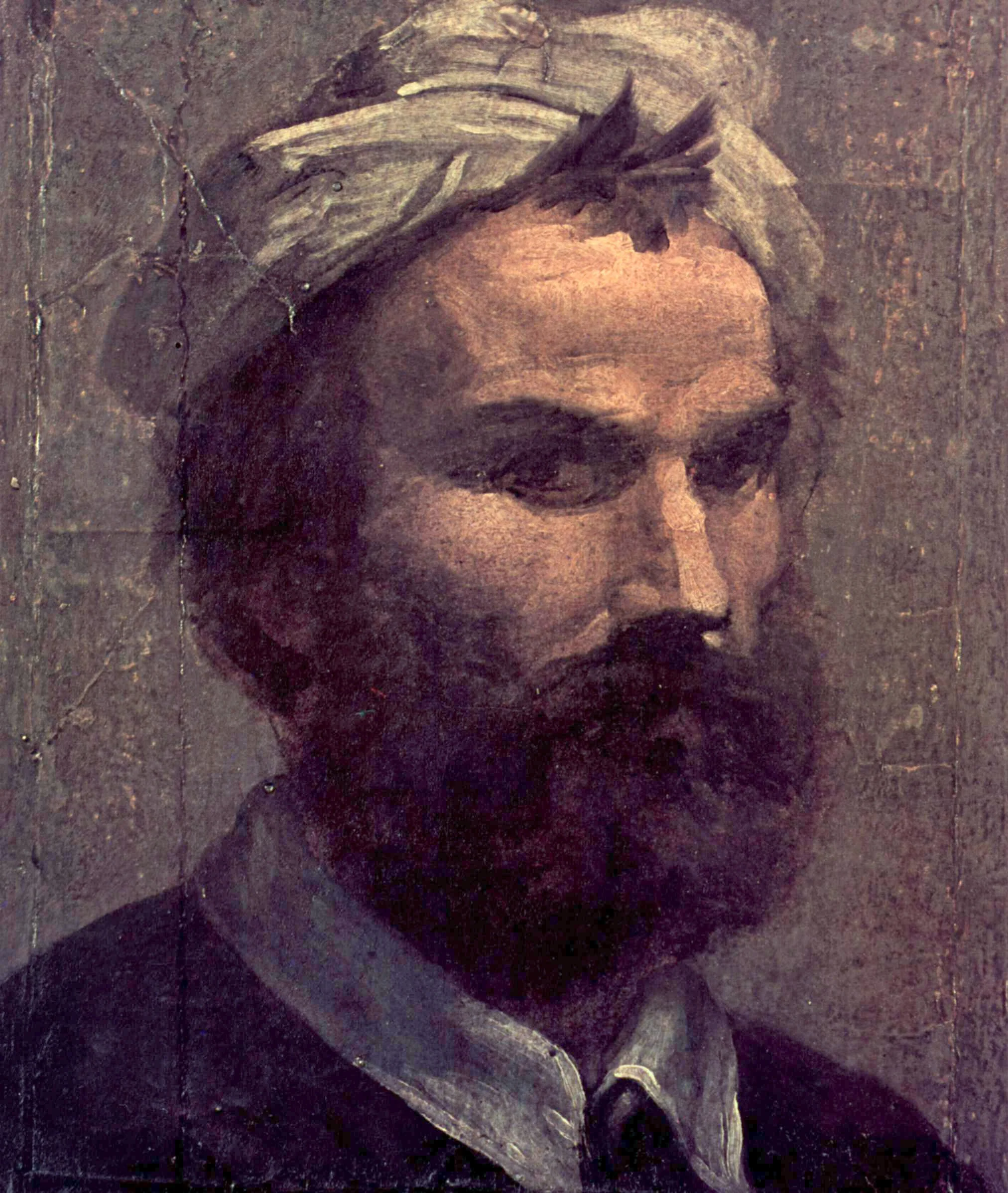 Self-portrait, detail