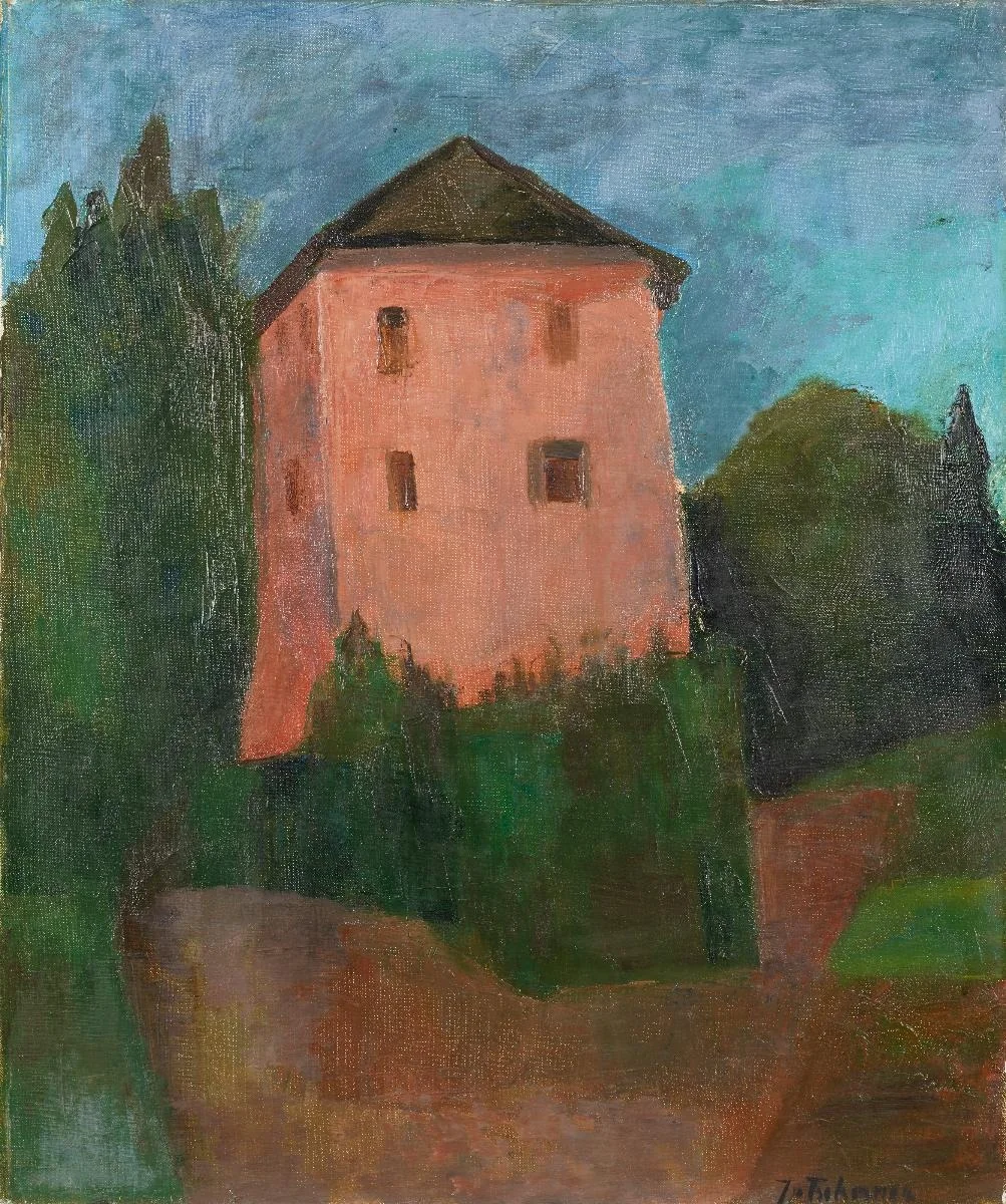 Das rote Haus, detail