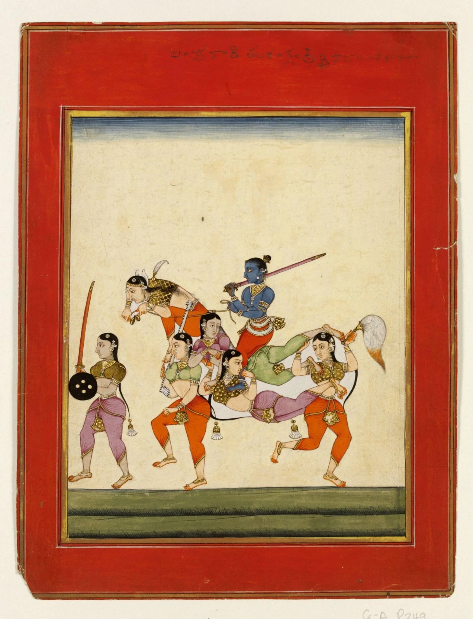 Vishnu, detail
