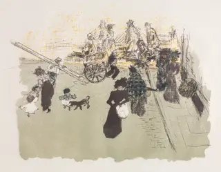 Street Corner, by Pierre Bonnard, 1899