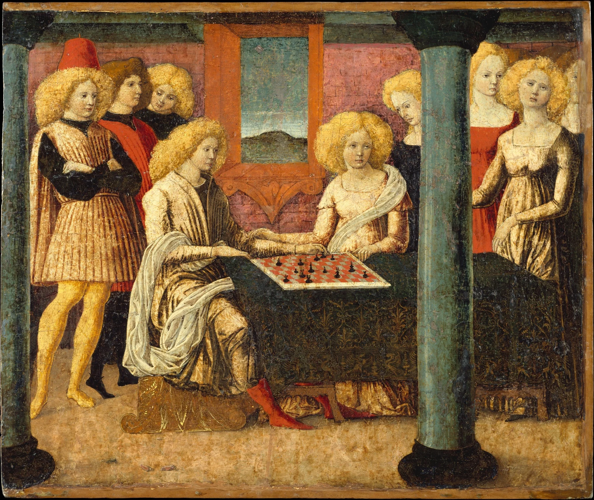 The Chess Players, detail