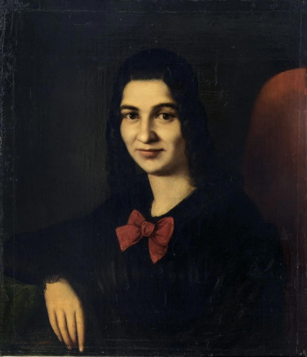 Portretul Elenei Negri, detail