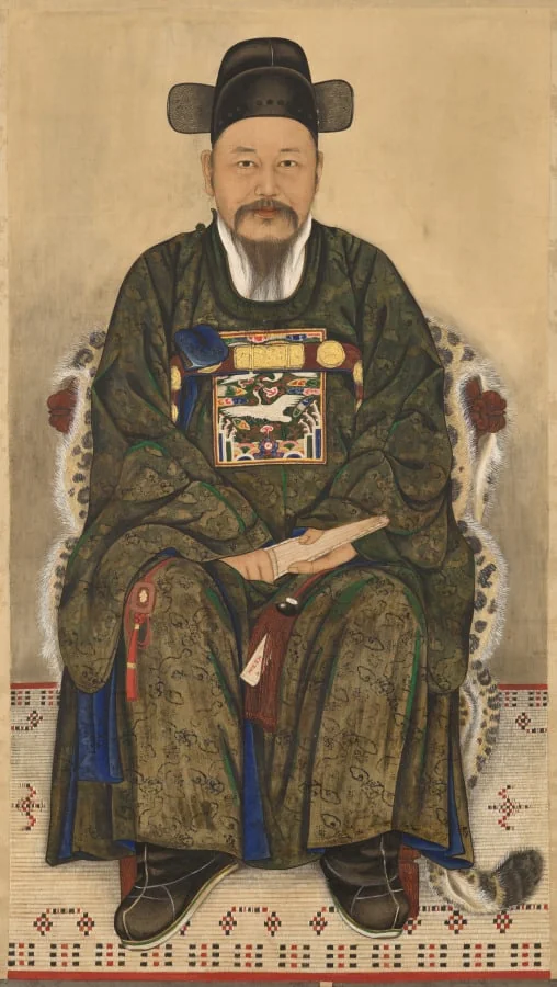 Portrait of a Government Official, detail