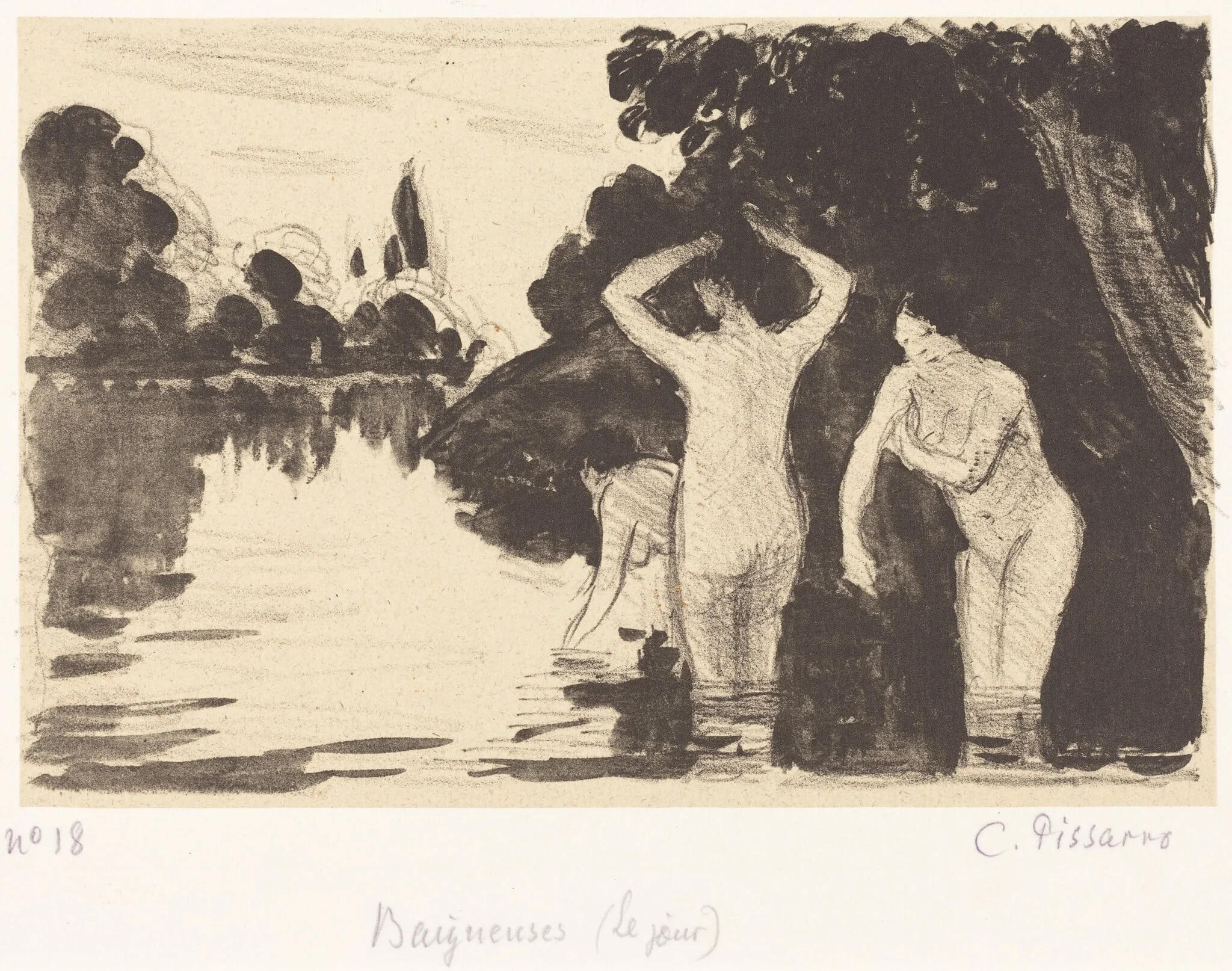 Baigneuses, detail